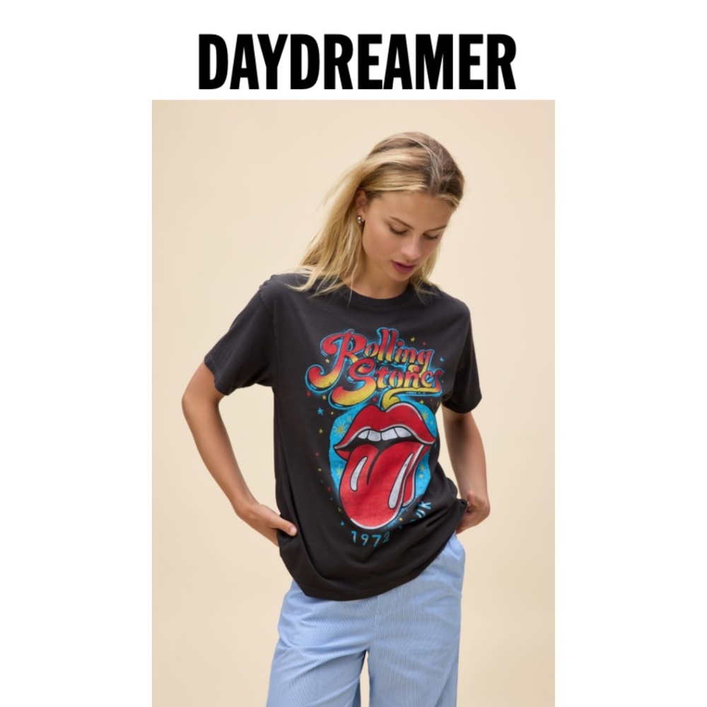 Daydreamer Rolling Stones 1972 Tour Boyfriend Tee